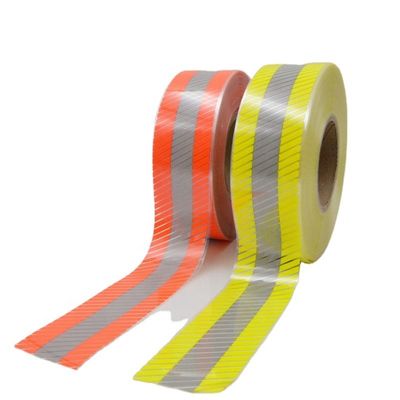 Fita reflexiva segmentada de vinil de alta visibilidade personalizada de alta visibilidade para roupas