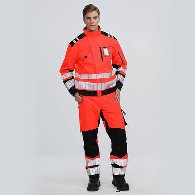 Chama da segurança - os ternos antiestáticos retardadores da soldadura do vestuário de proteção lubrificam o mecânico Workwear do gás