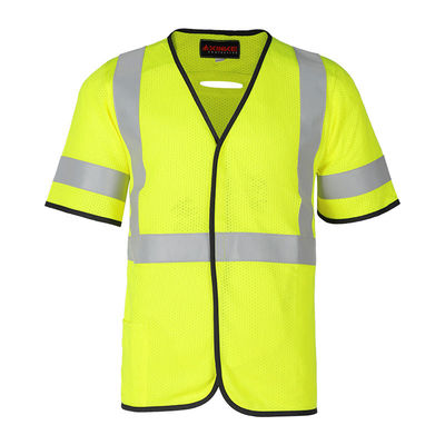 Fogo - as combinações altas resistentes da camisa da roupa da visibilidade da chama retardadora investem a construção do revestimento