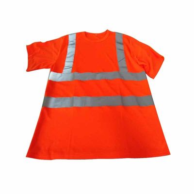 Camisas uniformes do refletor do Workwear reflexivo cor-de-rosa amarelo fluorescente do verde do revestimento da veste da segurança