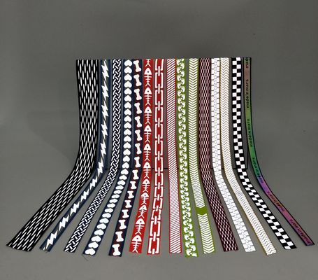A visibilidade alta por atacado do Webbing de nylon reflexivo do rosa para sapatas ensaca o vestuário