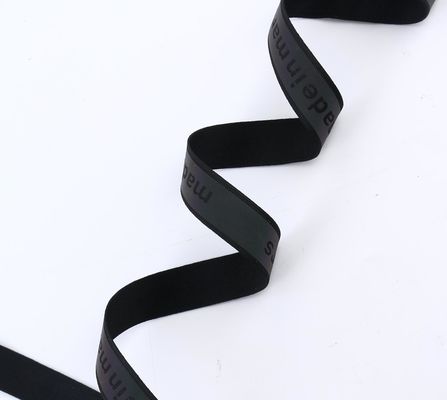 O fulgor no Webbing de nylon escuro para trelas das coleiras de cão aproveita a tela 20mm do poliéster