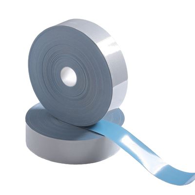 Fita do filme do vinil da transferência térmica de calor elevado de Htv para o material do PES da reflexão da prata da roupa da segurança