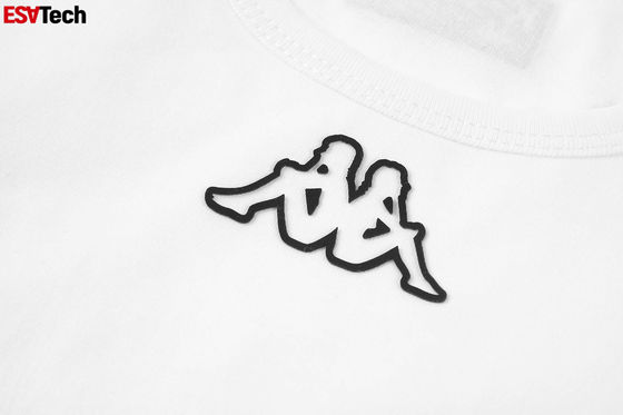 Etiquetas de nome de silicone em relevo para roupas