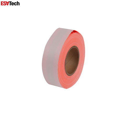 fita refletora retardadora de chama prateada laranja 5cm / 7,5cm largura para uso de segurança