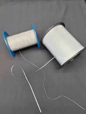 Fio reflexivo da linha da máquina de costura para o animal de estimação claro de tecelagem do fulgor da tela da roupa do bordado