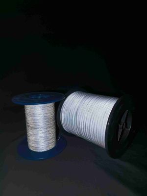 Visibilidade alta preta roxa da laranja 2mm da corda de Grey Reflective Thread Yarn For