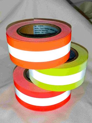 chama material reflexiva de  Scotchlite - prata reflexiva retardadora da fita para o Workwear 2 polegadas
