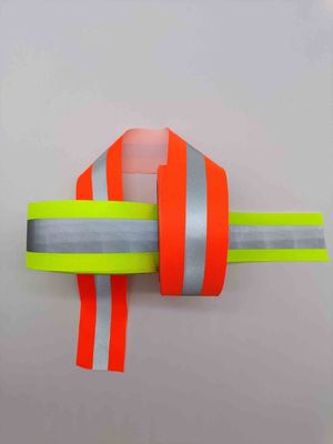 tiras de nylon de 1 correia da fita da costura da tela do Webbing do poliéster de 2 polegadas para o cinza alaranjado da faixa