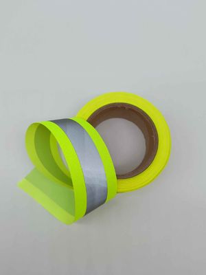 Ferro reflexivo feito sob encomenda da fita do Webbing em tiras reflexivas para o saco da correia de segurança da roupa