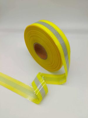 Filme de transferência de calor refletor amarelo prateado para camisas Impressão de alta visibilidade