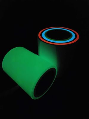 Etiqueta brilhante fluorescente da fita do verde luminoso da fábrica do filme do vinil impermeável