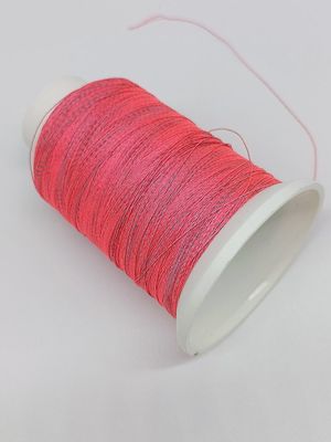 Fios metalizados de poliéster de tipo S Fios de bordados metálicos de fibras de diferentes cores
