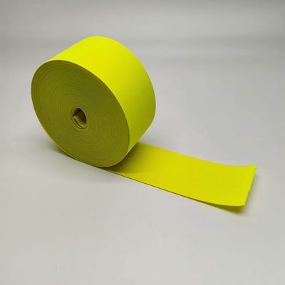 Logotipo de moda personalizado Elastic amarelo Oxford Reflective Webbing para saco Garmen saia cinto chapéu