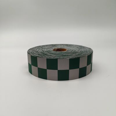 Pavilhão verde Tecido refletor de alta visibilidade costura para roupas chapéus jaquetas de moda