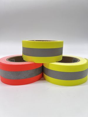 5cm 7,5cm Amarelo Prata Amarelo Retardante de Chama Faixa Refletora Para Uso de Segurança