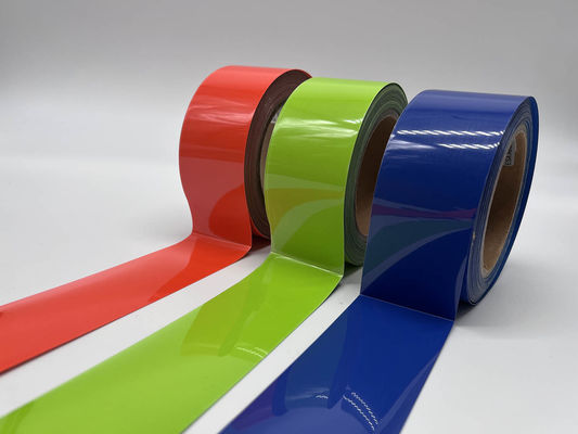 1 mm - 2,5 mm espessura transferência de calor fita refletora cores personalizadas para uso de moda