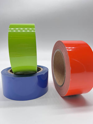 Faixa refletora PET de transferência de calor de cor personalizada 5cm - 50cm