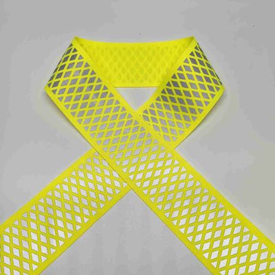Filme de transferência de calor de ferro de alta visibilidade para teia refletora amarela para roupas esportivas