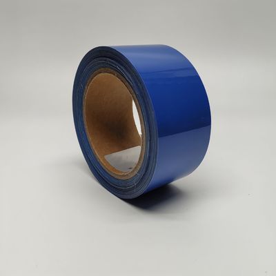 Tela de transferência de calor de vinil azul Htv para roupas de segurança, tiras refletoras de alta visão para jaquetas